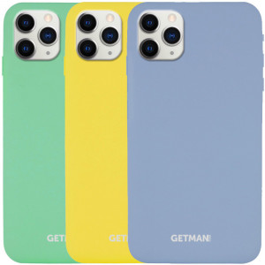 Чохол Silicone Case GETMAN for Magnet на Apple iPhone 11 Pro Max (6.5")