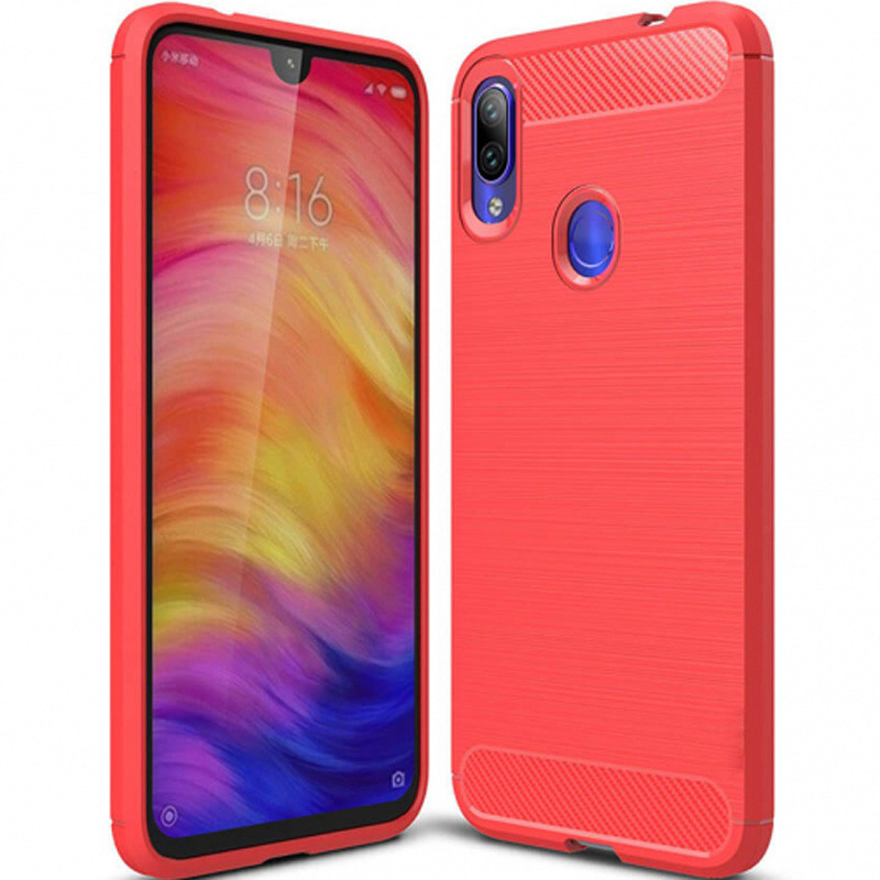 

TPU чехол Slim Series для Xiaomi Redmi Note 7 Pro (Красный) 789152