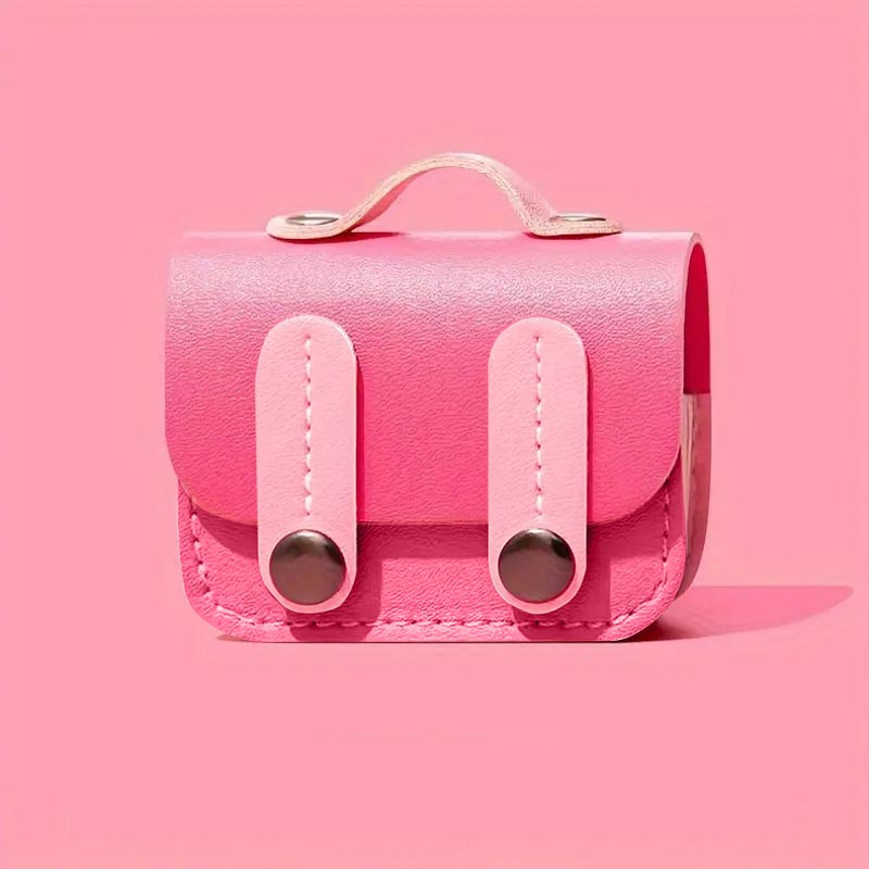 Фото Кожаный футляр Briefcase для наушников AirPods Pro 2 / Pro (Pink) на vchehle.ua