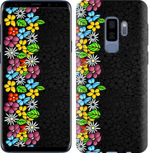 

Чехол цветочный орнамент для Samsung Galaxy S9 Plus 651800