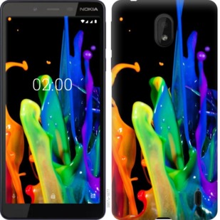 

Чохол бризки фарби на Nokia 1 Plus 764374