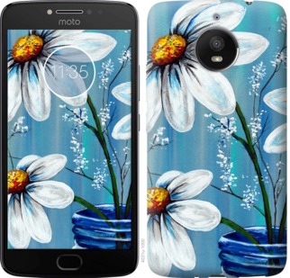 

Чехол Красивые арт-ромашки для Motorola Moto G7 Power 704153