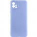 Чехол TPU GETMAN Liquid Silk Full Camera для Motorola Moto G72 (Сиреневый / Light purple)