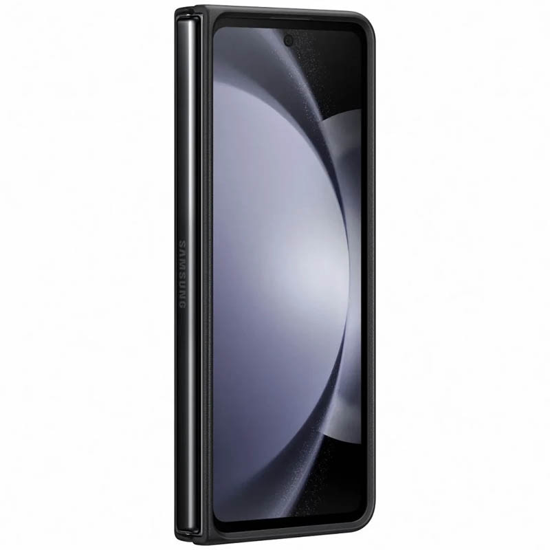 Шкіряний чохол Leather Case (AAA) на Samsung Galaxy Z Fold5 (Black) в магазині vchehle.ua
