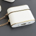 Фото Шкіряний футляр Suitcase для навушників AirPods 3 (White) в маназині vchehle.ua