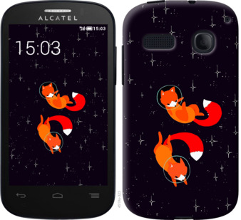 

Чохол Лисички в космосі на Alcatel One Touch Pop C3 4033D 870601