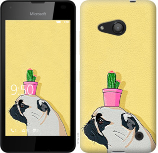 

Чехол Мопс с кактусом для Microsoft Lumia 550 795929
