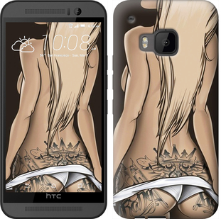 

Чехол Девушка с татуировкой для HTC One M9 644183