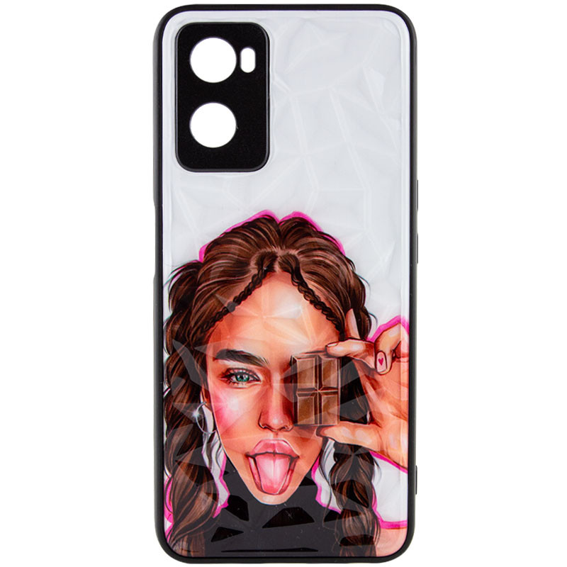 Фото TPU+PC чехол Prisma Ladies для Oppo A57s / A77s (Chocolate) на vchehle.ua