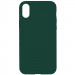 Чехол Silicone Case Full Protective (AA) NO LOGO для Apple iPhone X / XS (5.8") (Зеленый / Forest green)
