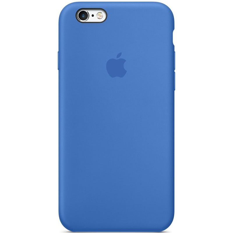 Чехол Silicone Case Full Protective (AA) для Apple iPhone 6/6s (4.7") (Синий / Capri Blue)