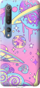 Чехол Розовая галактика для Motorola One Macro