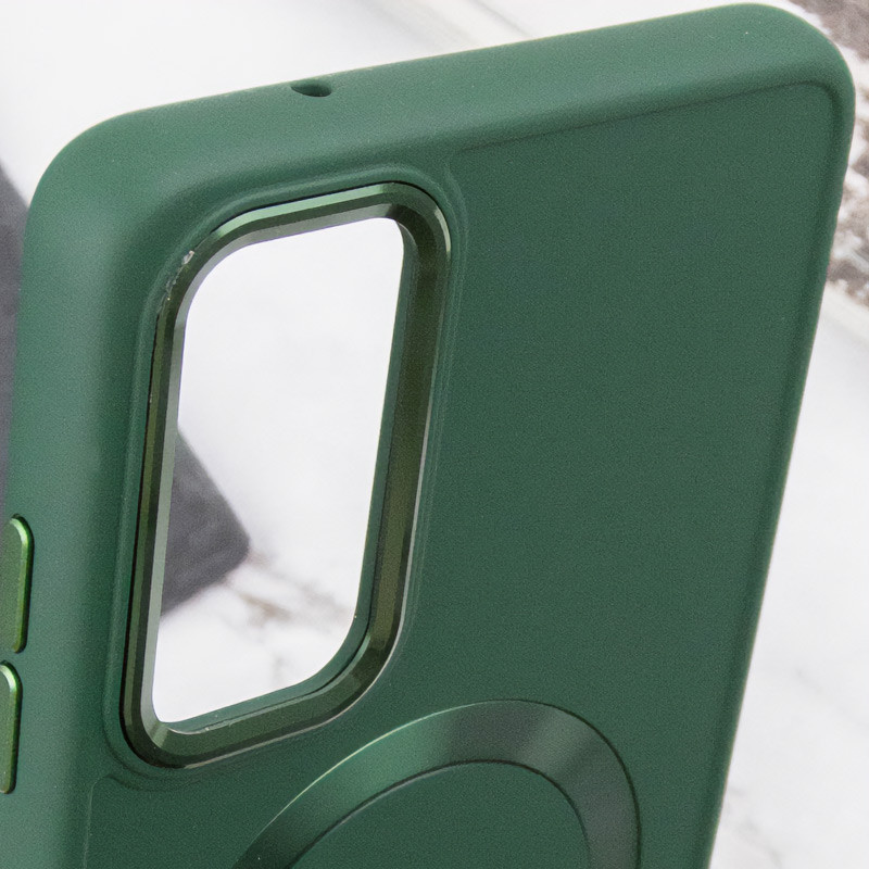 Купити TPU чохол Bonbon Metal Style with Magnetic safe на Samsung Galaxy A25 5G (Зелений / Army Green) на vchehle.ua