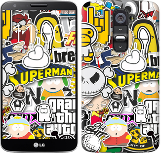 

Чехол Popular logos для LG G2 627959
