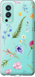 

Чехол Цветочный фон v2 для OnePlus Nord 2 1440597