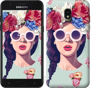 

Чехол Девушка с цветами для Samsung Galaxy J7 2018 670085