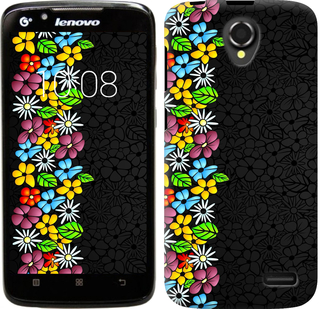 

Чехол цветочный орнамент для Lenovo A388t 327877