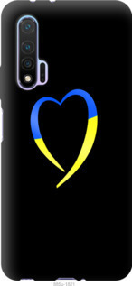 Чохол Жовто-блакитне серце на Huawei Nova 6
