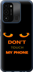 Чохол Don't touch the phone на Tecno Spark Go 2022 KG5m