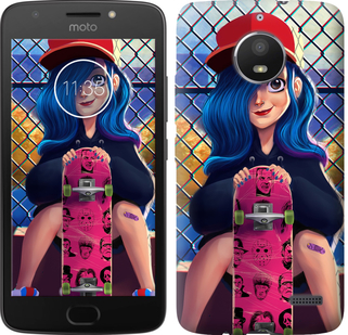 

Чохол Прикольна дівчинка зі скейтбордом на Motorola Moto E4 690920