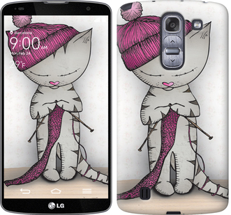 

Чехол Кошка рукодельница для LG G Pro 2 D838 584254