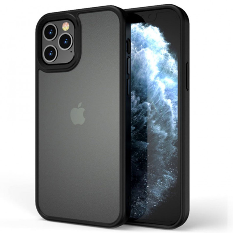 

TPU+PC чохол Metal Buttons на Apple iPhone 13 Pro Max (6.7") (Чорний) 1179009