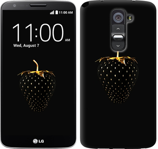 

Чехол Черная клубника для LG G2 97867