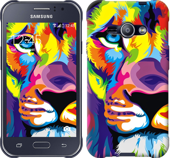 

Чохол Різнобарвний лев на Samsung Galaxy J1 Ace J110H 261459