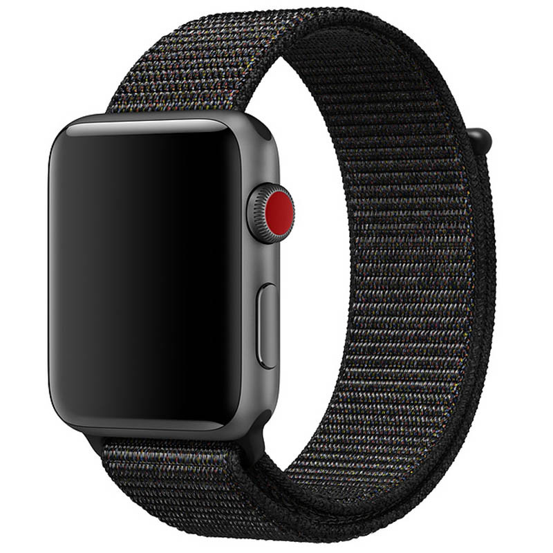 

Ремінець Nylon для Apple watch 42mm/44mm (Чорний / Black) 1058063