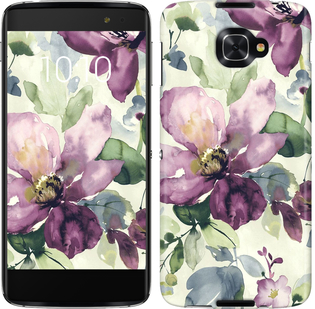 

Чехол Цветы акварелью для Alcatel idol 4s 297051