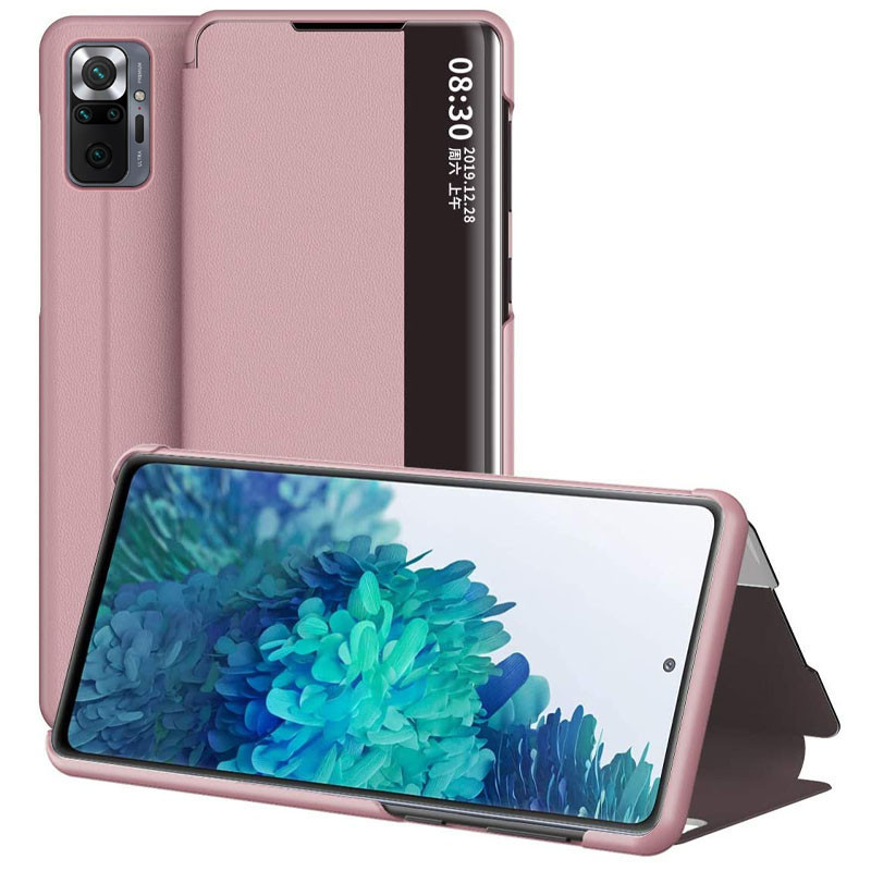 

Чохол-книжка Smart View Cover для Xiaomi Redmi Note 10 Pro (Рожевий) 1130292