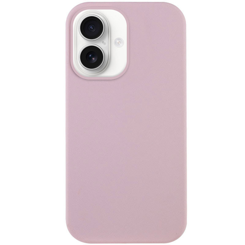 Чохол Silicone Case Full Protective (AA) NO LOGO на Apple iPhone 16 Plus (6.7") (Рожевий / Chalk Pink)