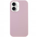 Чохол Silicone Case Full Protective (AA) NO LOGO на Apple iPhone 16 Plus (6.7") (Рожевий / Chalk Pink)