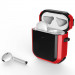 Фото Футляр протиударний Black Ed. для навушників Airpods 1/2 (Red) на vchehle.ua
