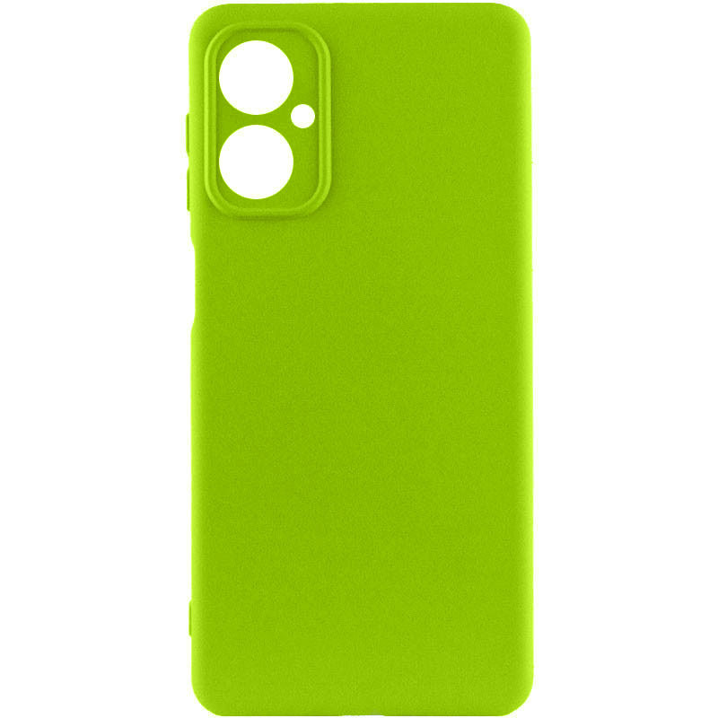 Чохол Silicone Cover Lakshmi Full Camera (A) на Motorola Moto G14 (Салатовий / Neon Green)