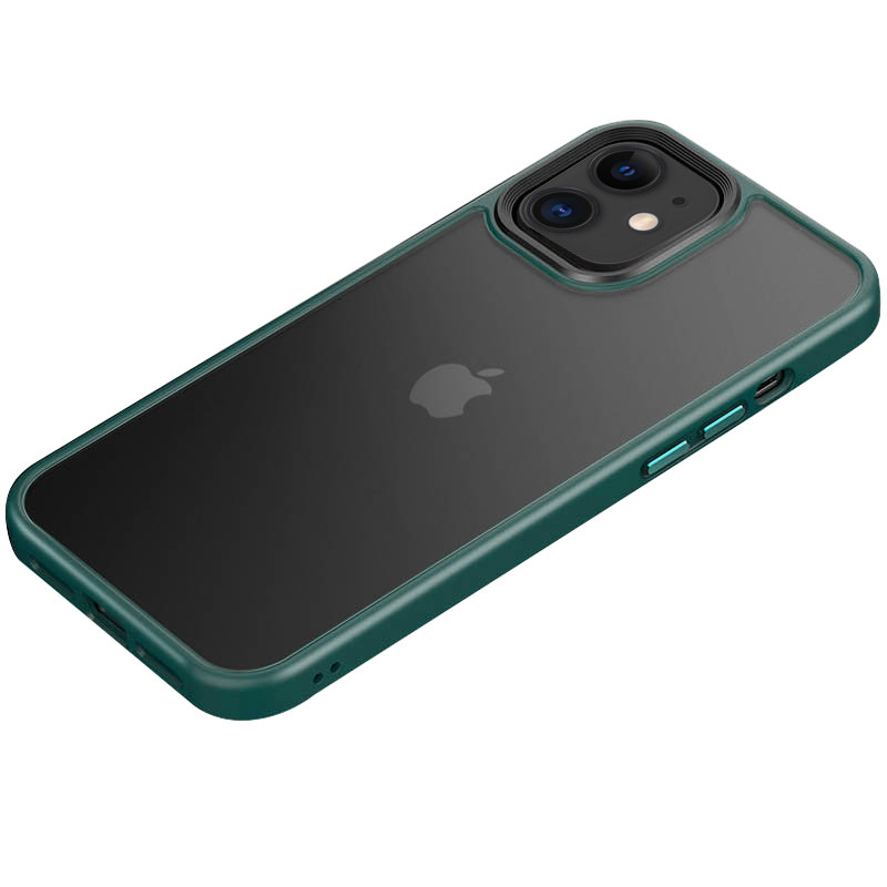 

TPU+PC чохол Metal Buttons на Apple iPhone 11 (6.1") (Зелений) 1109351
