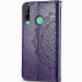 Кожаный чехол (книжка) Art Case с визитницей для Huawei Y6p (Фиолетовый) в магазине vchehle.ua