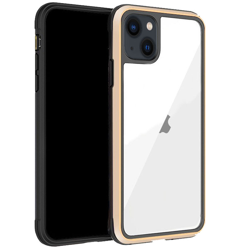 Чохол PC+TPU+Metal K-DOO Ares на Apple iPhone 13 (6.1") (Золотий)