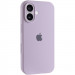 Чохол Silicone Case Full Camera Protective (AA) на Apple iPhone 16 (6.1") (Бузковий / Lilac)