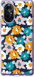 

Чехол Цветочный фон v3 для Huawei Nova 8 1434612