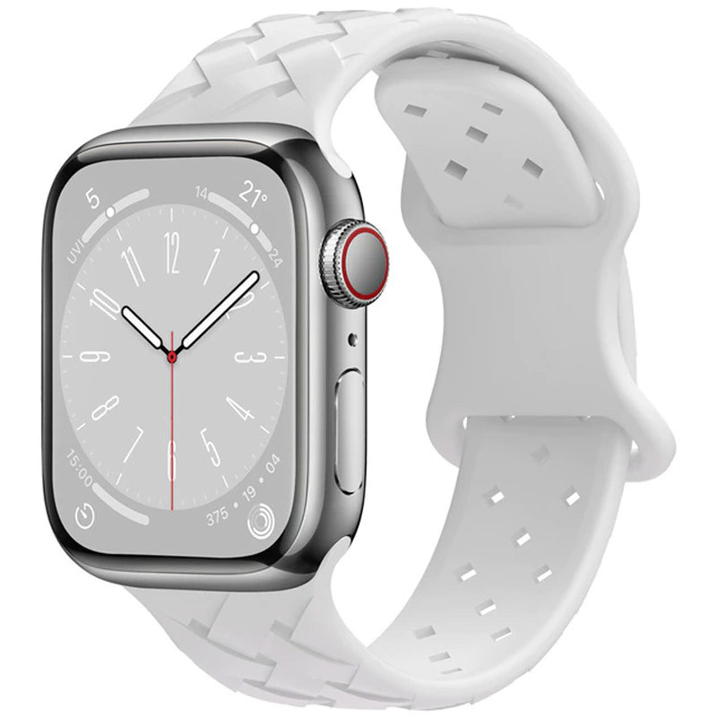 Ремінець Hoco WA16 Flexible series Apple watch (42/44/45/49mm) (White)