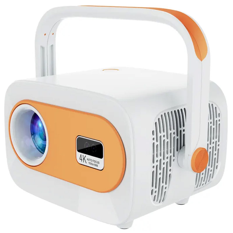 Проектор 4k Android JY325 (White / Orange) в магазині vchehle.ua