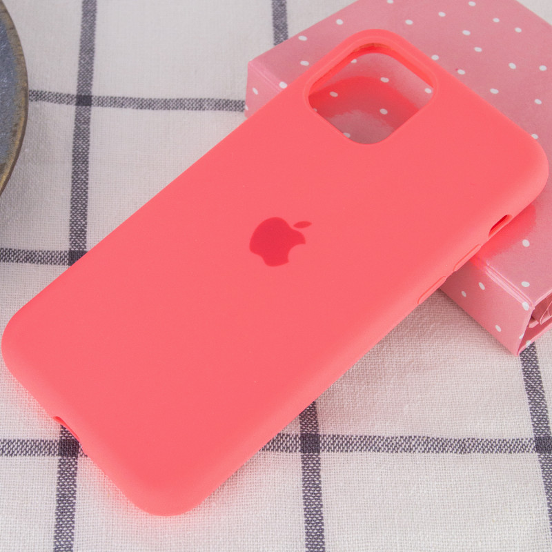 Фото Чохол Silicone Case Full Protective (AA) на Apple iPhone 11 Pro Max (6.5") (Рожевий / Flamingo) на vchehle.ua