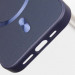 Кожаный чехол SnapCase with Magnetic Safe для Apple iPhone 16 Pro Max (6.9") (Dark Blue) в магазине vchehle.ua