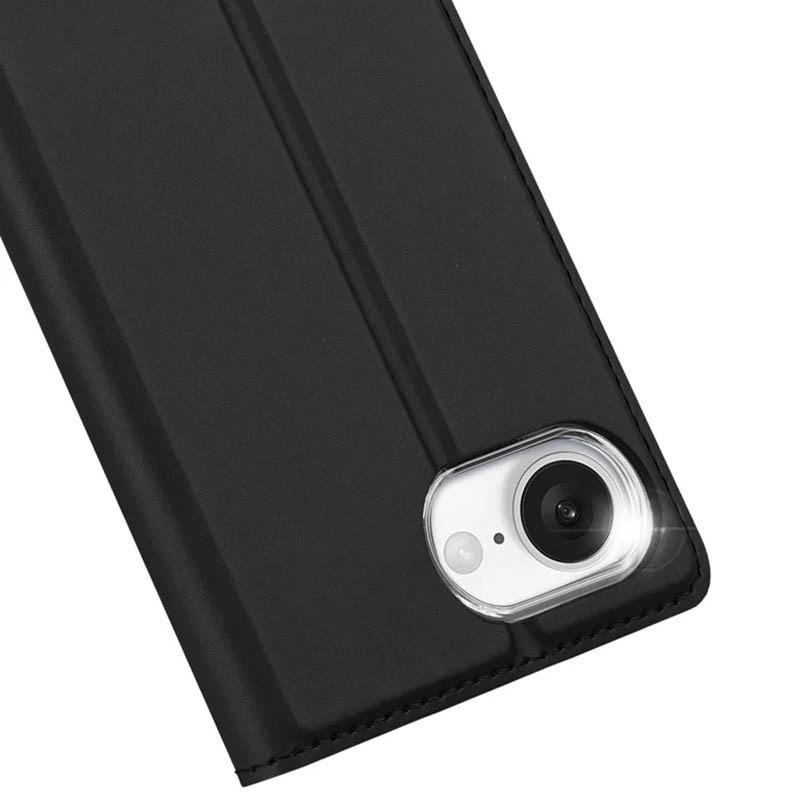 Фото Чехол-книжка Dux Ducis с карманом для визиток для Apple iPhone 16e (6.1") (Черный) в магазине vchehle.ua