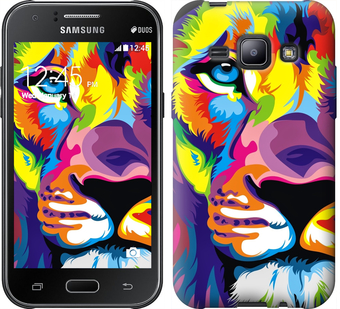 

Чехол Разноцветный лев для Samsung Galaxy J1 J100H 261458