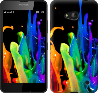 Чохол бризки фарби на Microsoft Lumia 640 381546