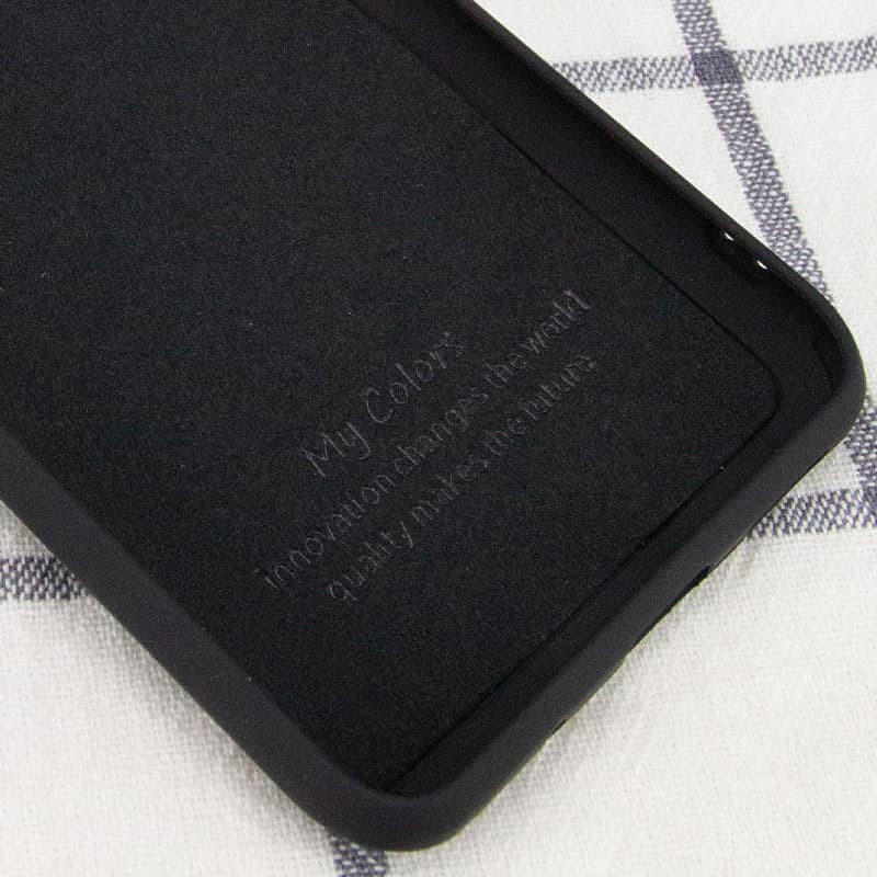 Фото Чохол Silicone Cover My Color Full Camera (A) на Oppo A15s / A15 (Чорний / Black) в маназині vchehle.ua