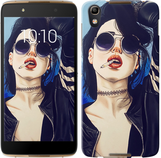 

Чохол Дівчина на стилі на Alcatel idol 4 658588