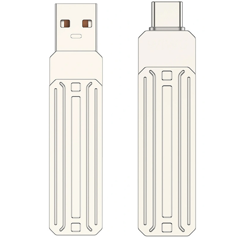 Флеш-драйв USB 3.0 Flash Drive WIWU Wi-FD001 3 in 1 256GB (Silver) в магазині vchehle.ua